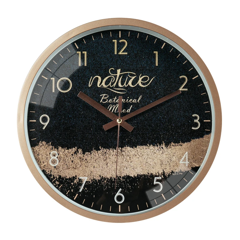 

Promotional Plastic Quartz Round custom logo watch for wall digital clock wall, Customized color