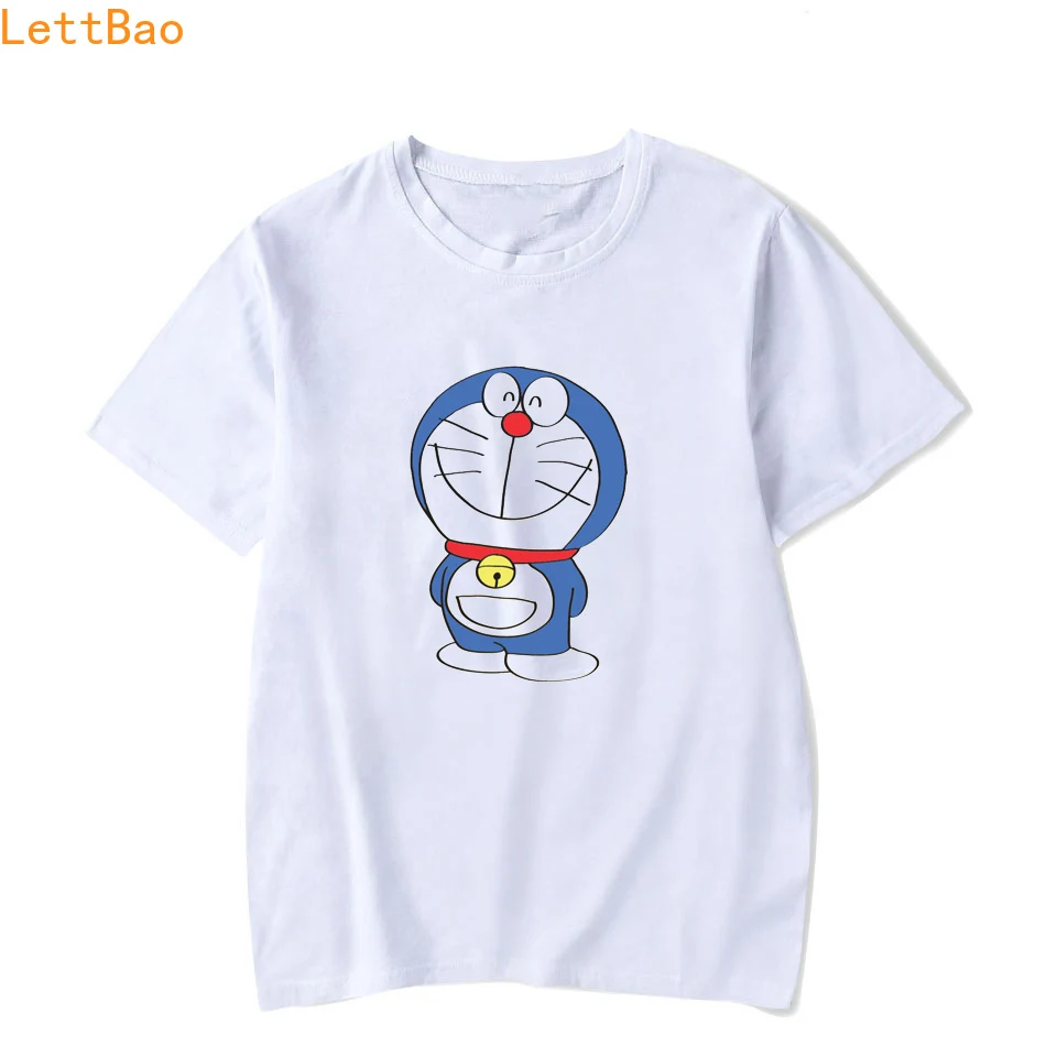 

Wholesale men T-Shirt no fruit of loom uomo doraemon gatto spaziale manga fumetti idea regalo T shirt Brand Hip Hop Print Unisex