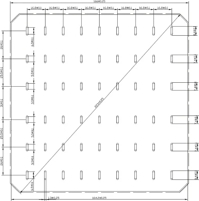 9BB Bifacial Monocrystalline Solar Cell 5.9W-6.3W 166mmx166mm For Photovoltaic Solar Energy Products