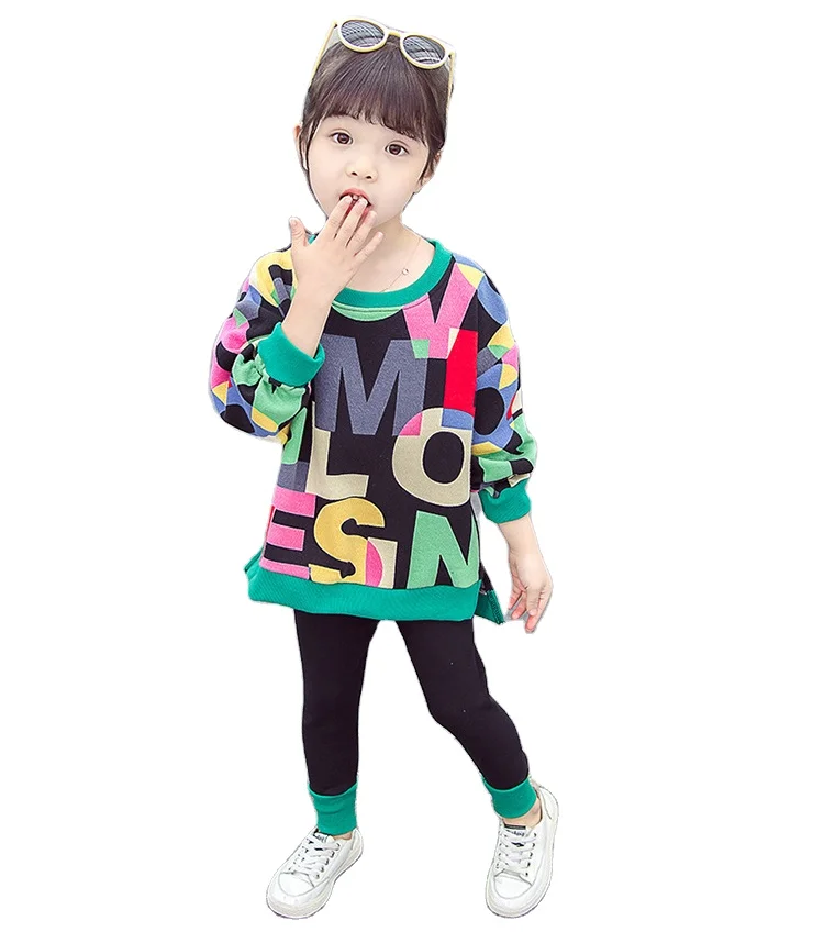 

New Arrival 2021 Childrens Clothing Sets Boutique Clothing Kids Popular Trending Spring Clothes for Girl