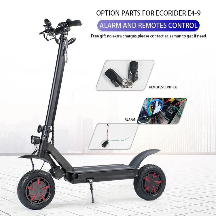 

3600W 60V EcoRider E4-9 Range 80KM-100KM cheap motorcycle adult self-balancing Off Road Electric Scooter