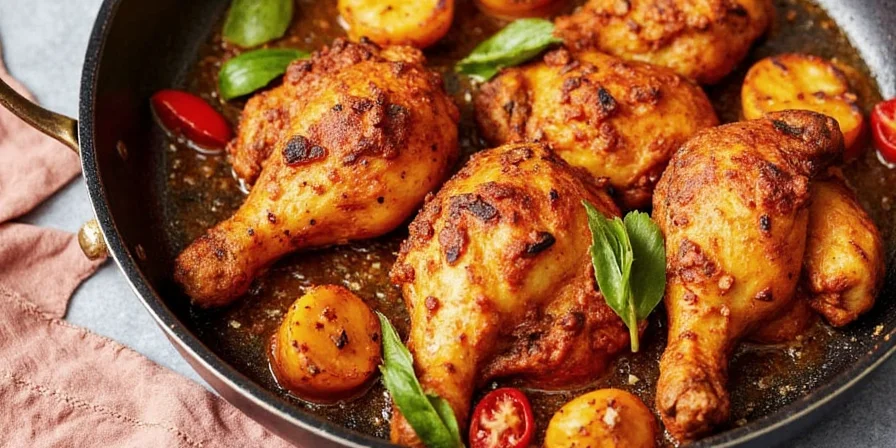 Close-up of Tandoori Masala Jar