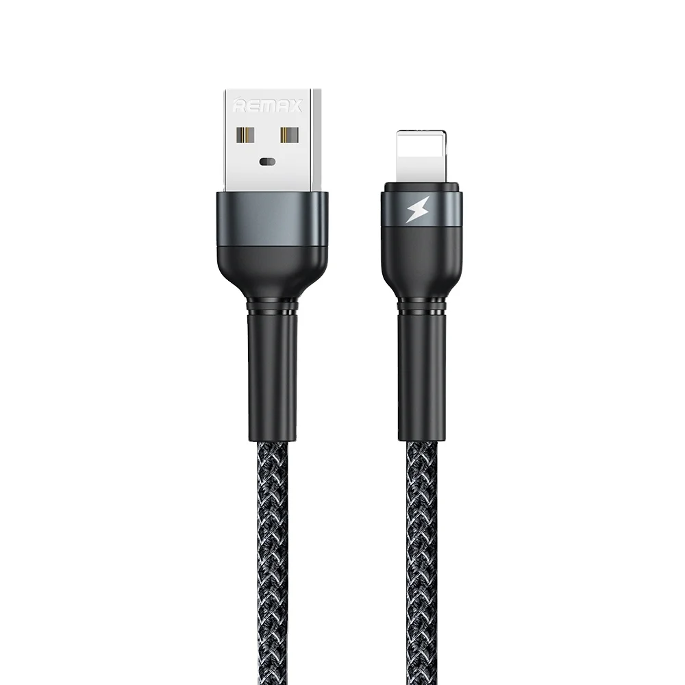 

Remax Join Us Free sample hot selling cheap price 2.4A fast charge phone braided usb data cable for iPhone