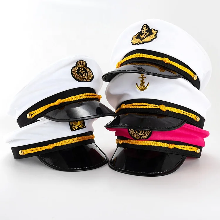 
2020 Factory direct sale the best-selling navy captain uniform hats fashion sailor hat 