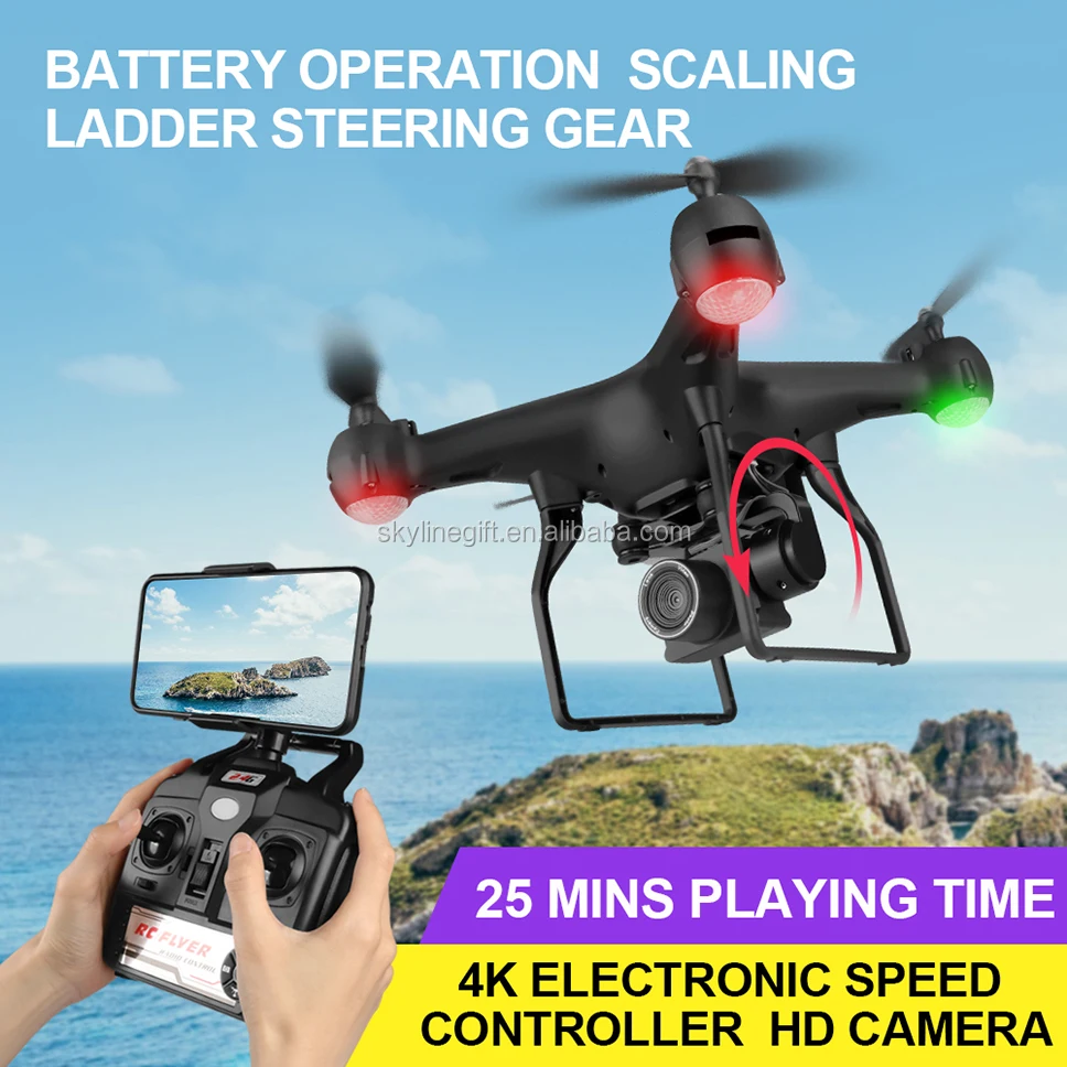 Drone 4k 1080P RC Quadcopter drone with HD 1080P 4K Wifi camera video highly stable Rc helicopter F68 4K RC Camera drones