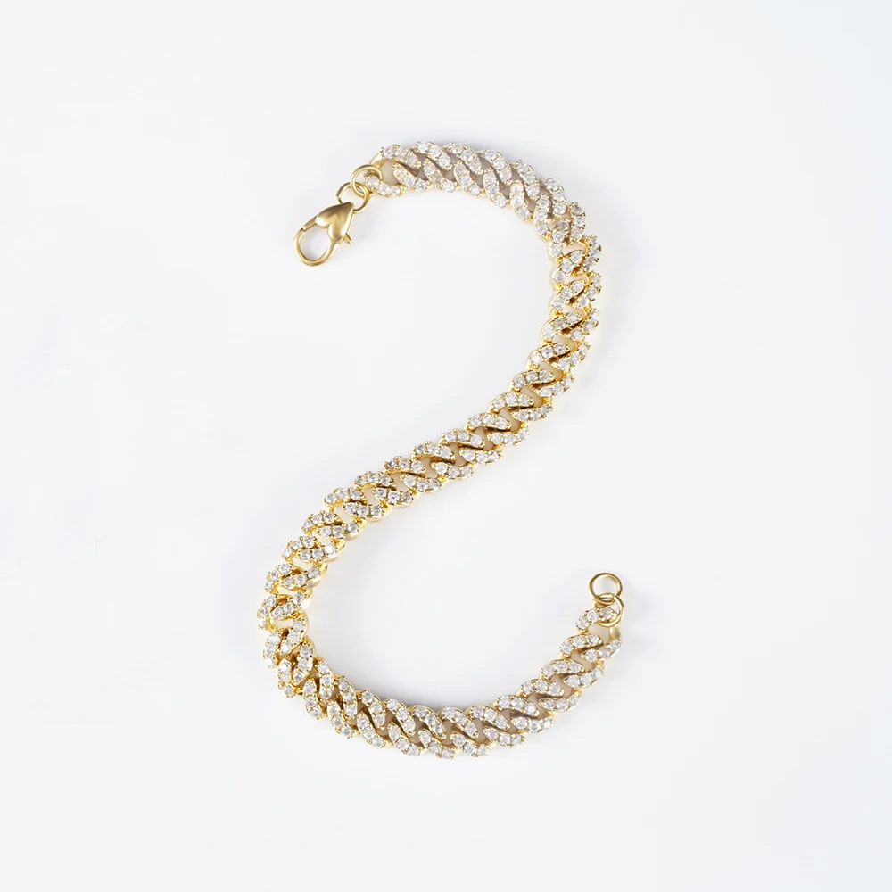 

12mm 18k Gold Filled Womens Cuban Link Chain Necklaces Women Bracelet Jewelry Cuban Anklets