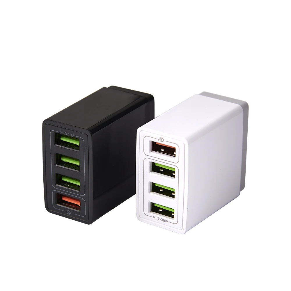 

SIPU 3.1A Quick Charge 3.0 Fast Charger UK Plug 4 Port Usb Wall Charger for iPhone UK Plug QC3.0 USB Travel Charger