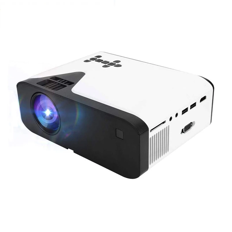 

UB20 3000lumens Mini HD Projector native 1280 x 720p portable game proyector support 1080p home cinema video 3D beamer