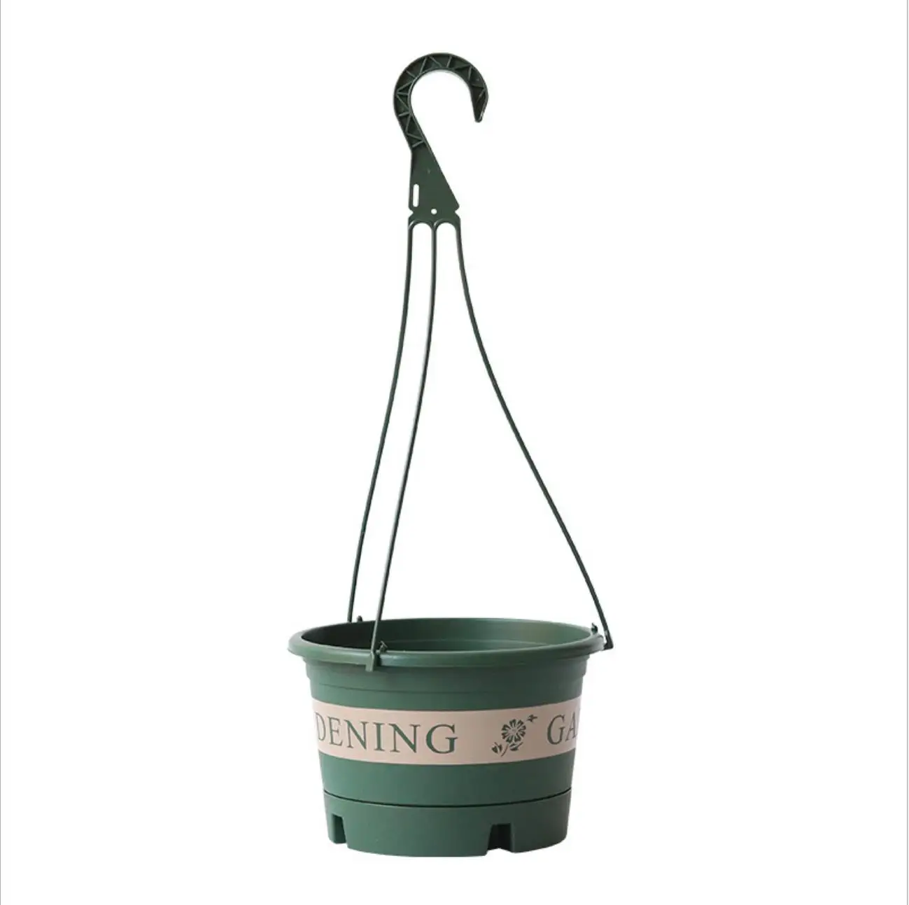 

Gardening Products hanging basket Chunky Flower Plant Chain Basket Hanging Planter Plastic Gallon Pot