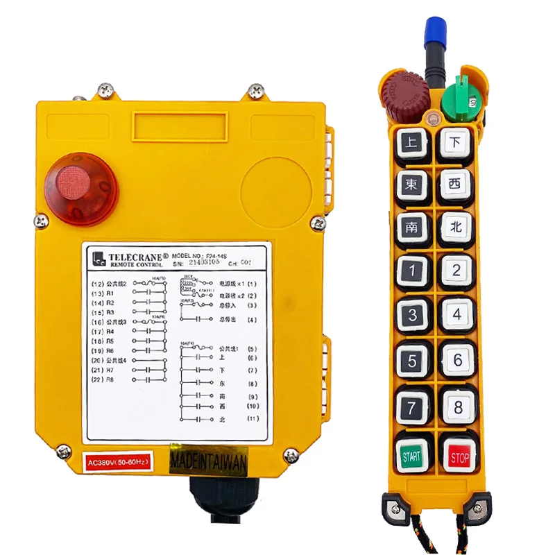 

F24-12S Industrial 433mhz hydraulic industrial wireless radio remote control