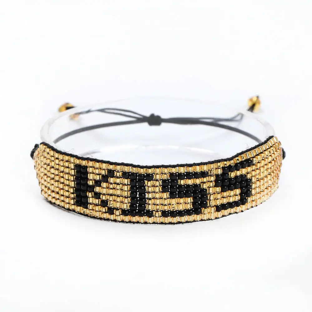 Ins hot sale set ladies handmade eyes Miyuki beads bracelet