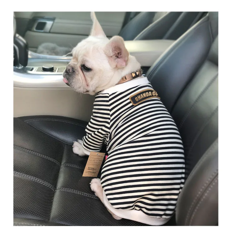 

Factory Wholesale OEM Fashionable striped Pet Cloth Pet Dog Clothes