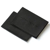 

PandaSew 6*6 cm Black Custom logo printed microfiber Envelop jewelry gift packaging pouch