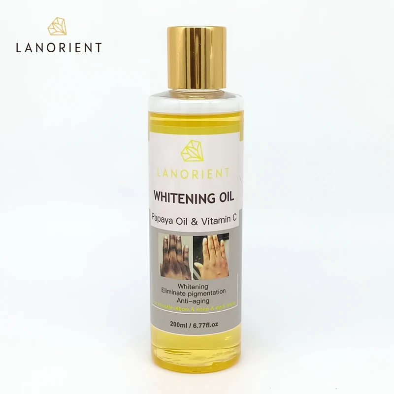 

LANORIENT OEM Private Label Papaya oil Vitamin C Vitamin E knuckle whitening Moisturizing dark spot removal