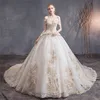 2019 Best sale deluxe Wedding Dress White Long Bride wedding dress Luxury Dress