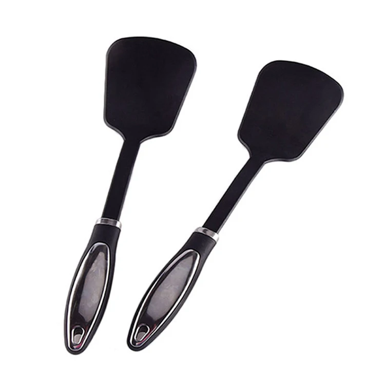 

New Trending Product Home Use Nylon Handles Kitchen Accessories Cooking Utensil Non Toxic Silicone Stainless Steel Spatula