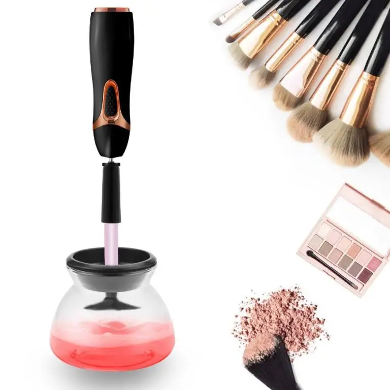 

best seller electric USB makeup brush cleaner and dryer machine automatic makeup brush sets cleaner