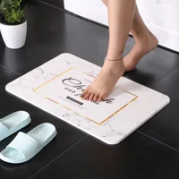 

2019 Top Quality Diatomite Foot Pad The Bathroom Quick Dry Pad The Kitchen Floor Mat