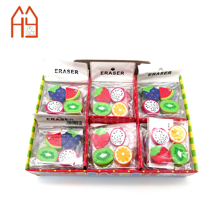 Cheap Eraser Food Shape For Children,Colorful Tiny Small Sized Eraser