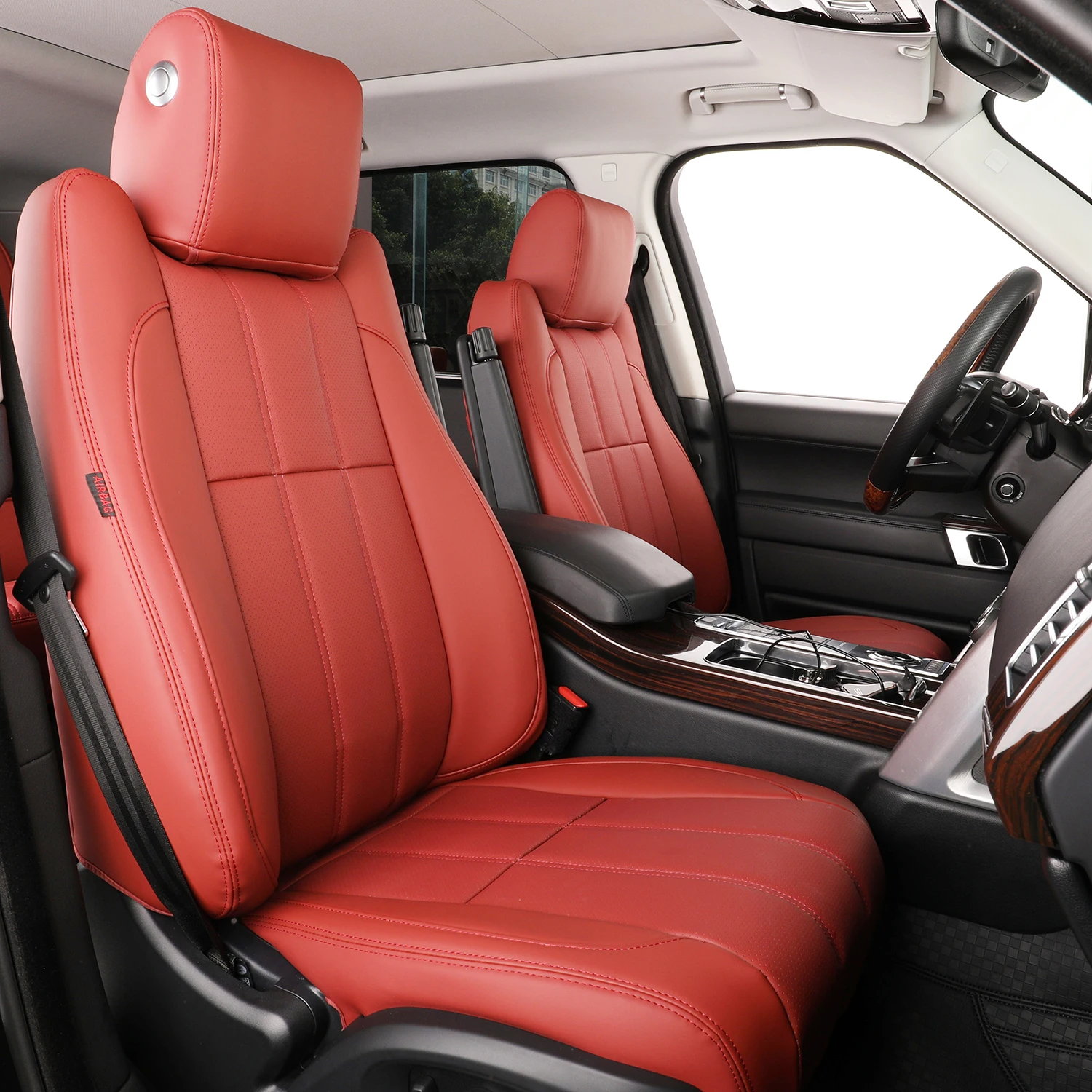 

Luxury Waterproof Pu Leather Custom Car Seat Covers For Range Rover