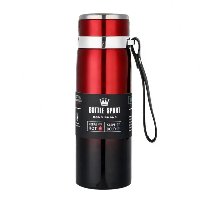 Zogifts 600Ml 800Ml1000ml Smart Hot Drink Cup Double Walled Stainless Steel Thermos Water Cups Flask Vacuum Bottle With Strainer