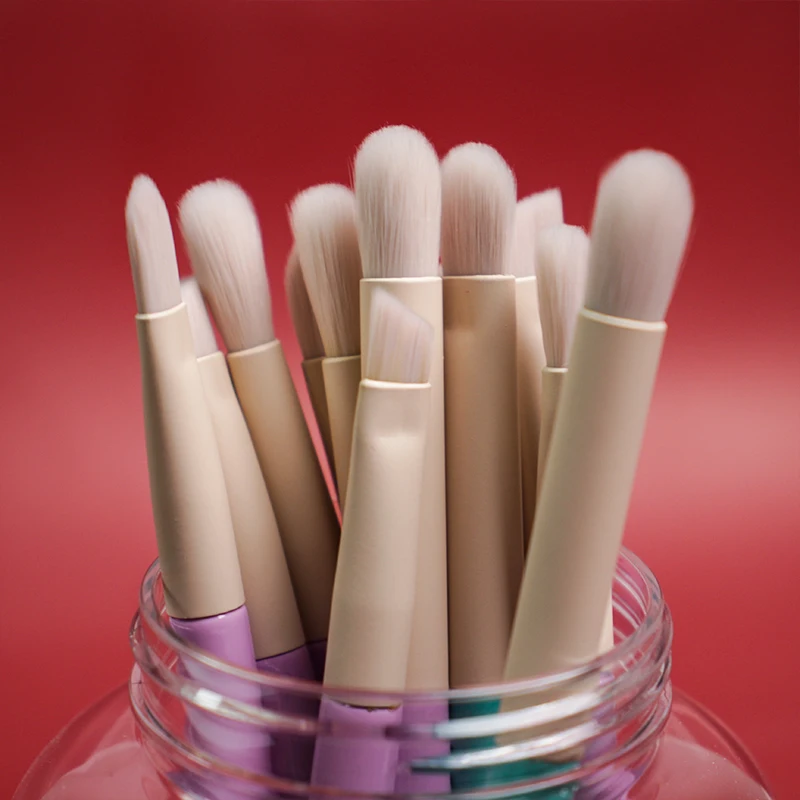 

Hot selling 12 pcs brush professional private label eyeshadow makeup brush
