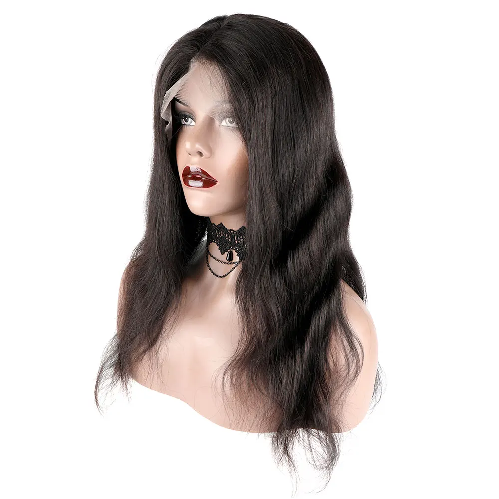 

Lace Front Wig Remy Virgin Full Lace Wigs Human Hair Straight Body Weave Human Hair Wigs for Black Women Transparent Swiss