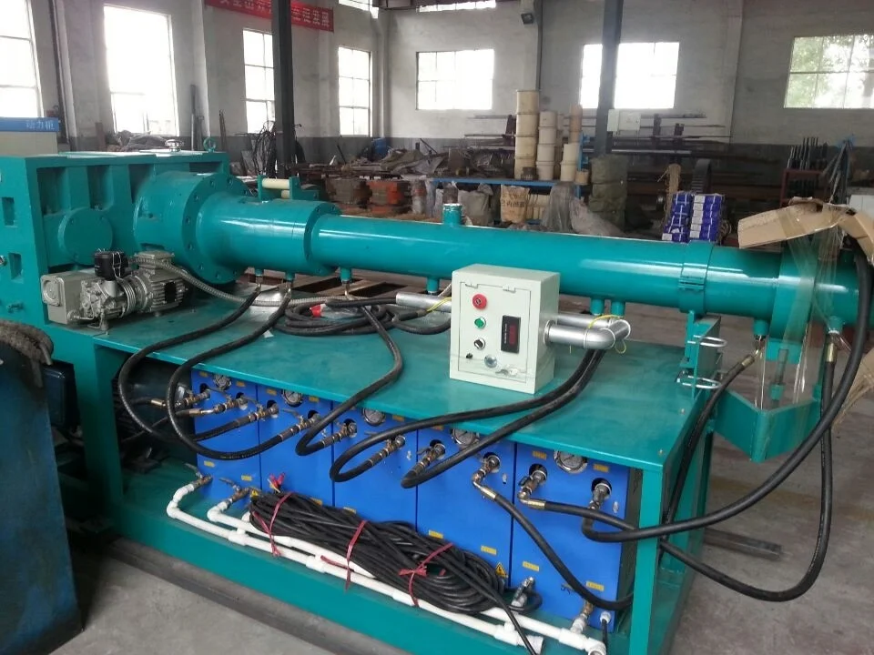 
120mm 20d Rubber Cold Feed Vacuum Extruder / Foam Rubber Product Extrusion Machine 