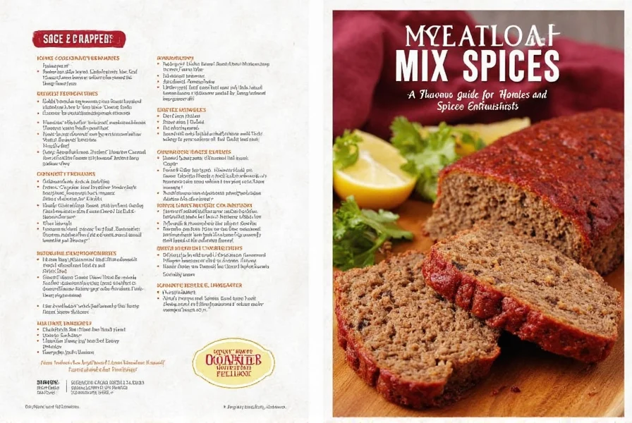 Finished meatloaf with spices
