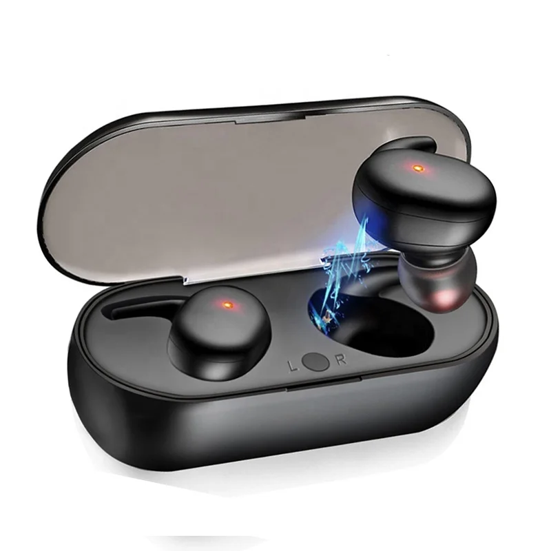 

Good Quality Sports Touch Control Wireless Earphones TWS 5.0 Stereo Headset Y30 Mini In-Ear Earbuds, Black,white