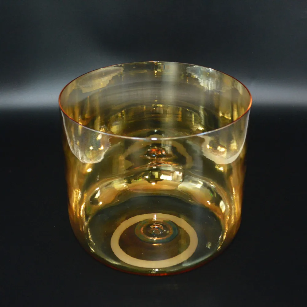 
HF Citrine Alchemy Clear Quartz Crystal Singing Bowl 