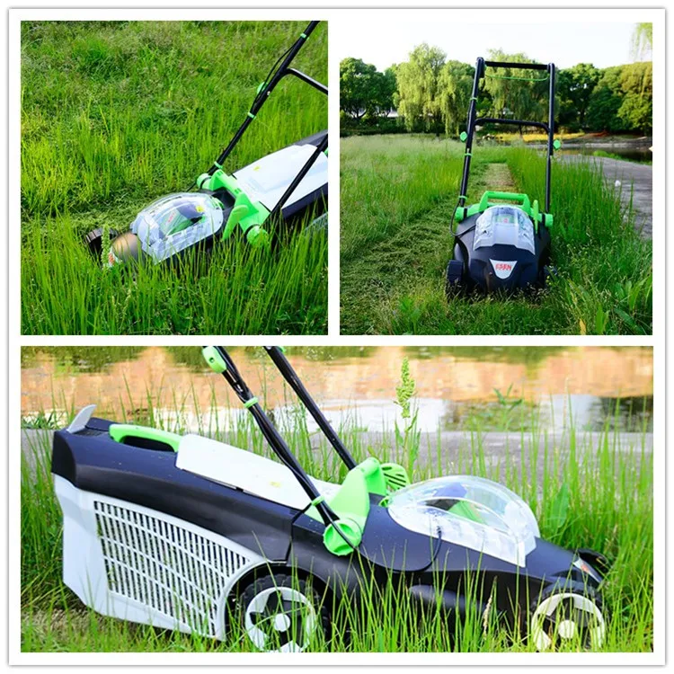 40V Quick Charge Battery Cordless Garden Lawnmower Hand Push Electric Lawn Mower