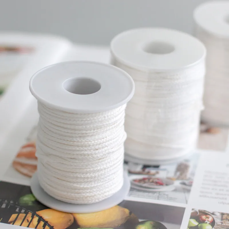 

DUMO 61-meter cotton woven candle wick diy handmade candle wick 24 strands candle wick