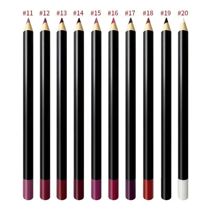 

Wholesale Private Label Lipliner Pencil Vender Long Lasting Brown Custom Logo Lipstick Lip Liner