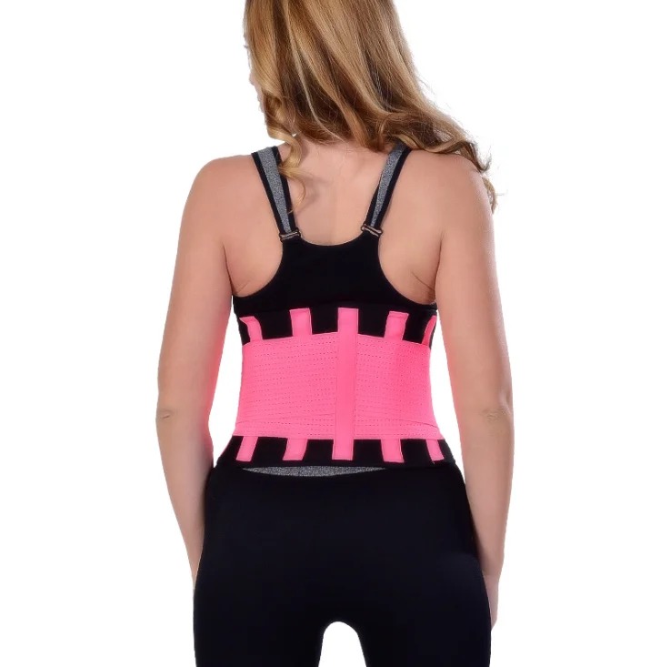 

2021 High Quality Waist Trainers Neoprene Waist Trainer Trimmer for Men and Women, Pink blue black purple red orange