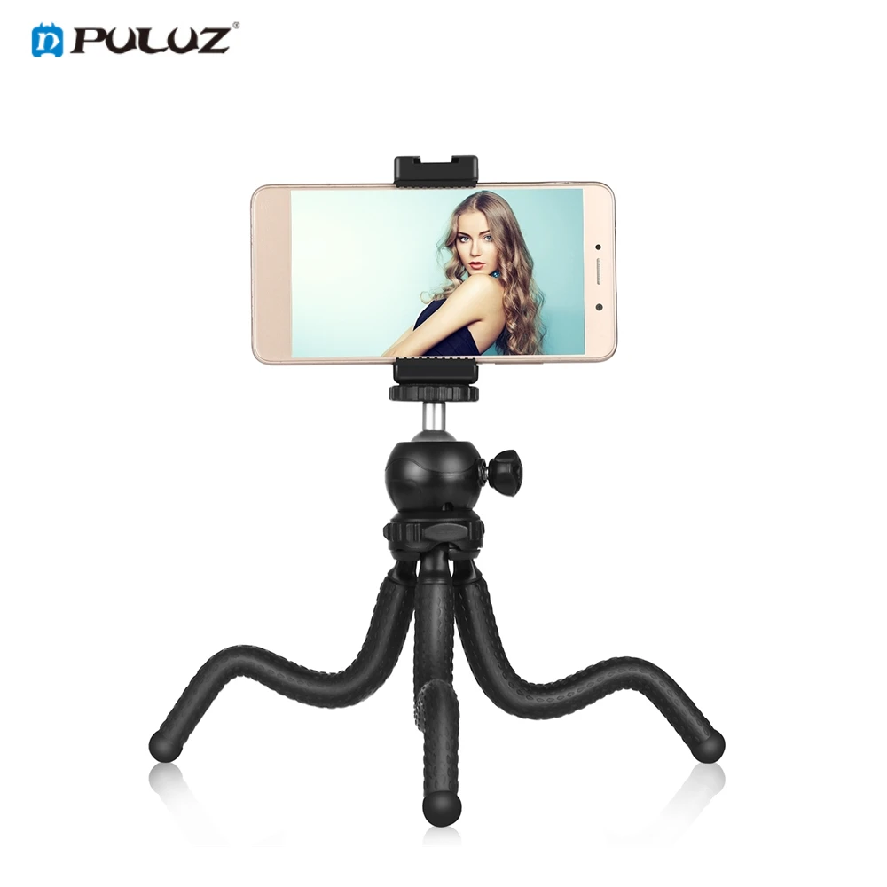 

New Product Cheap PULUZ 25cm Flexible Mini Tripod Video Octopus Tripod, Black