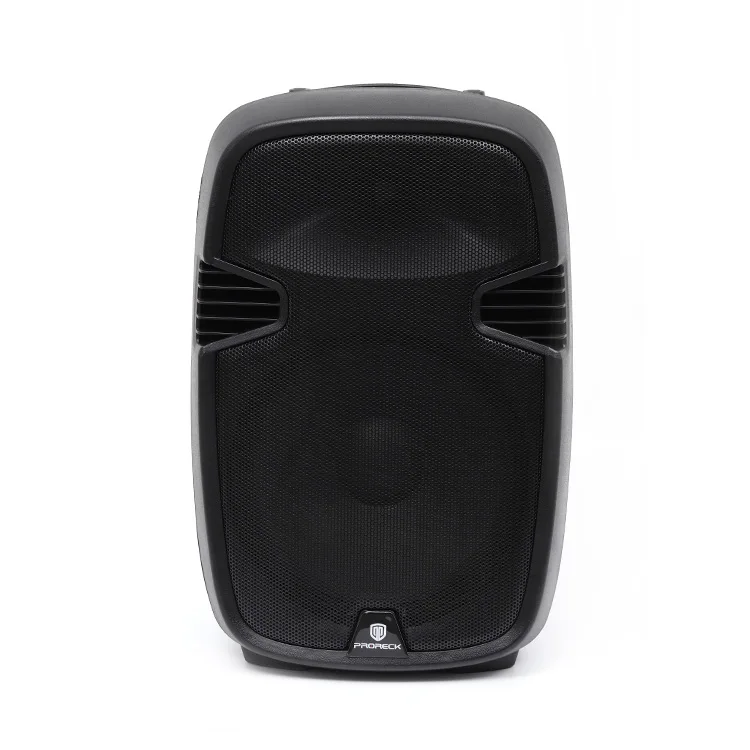

outdoor portable 15 inch active subwoofer home theatre speaker, Black plastic cabinet