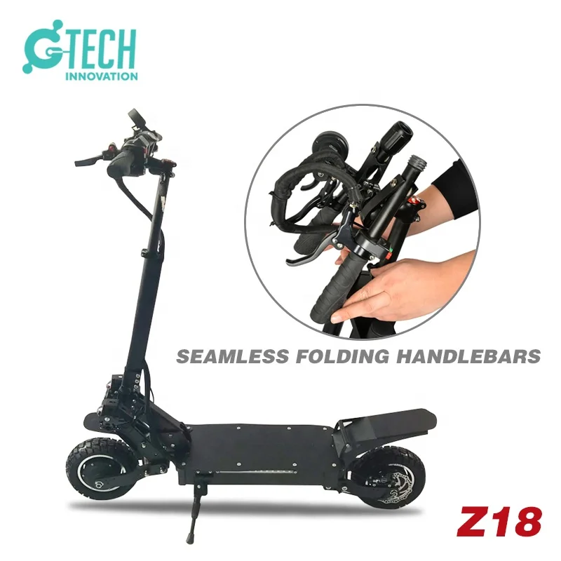 

Gtech New arrival 3200W 11inch Off Road fat tire electric motorcycle scooter Electric Scooters, Black