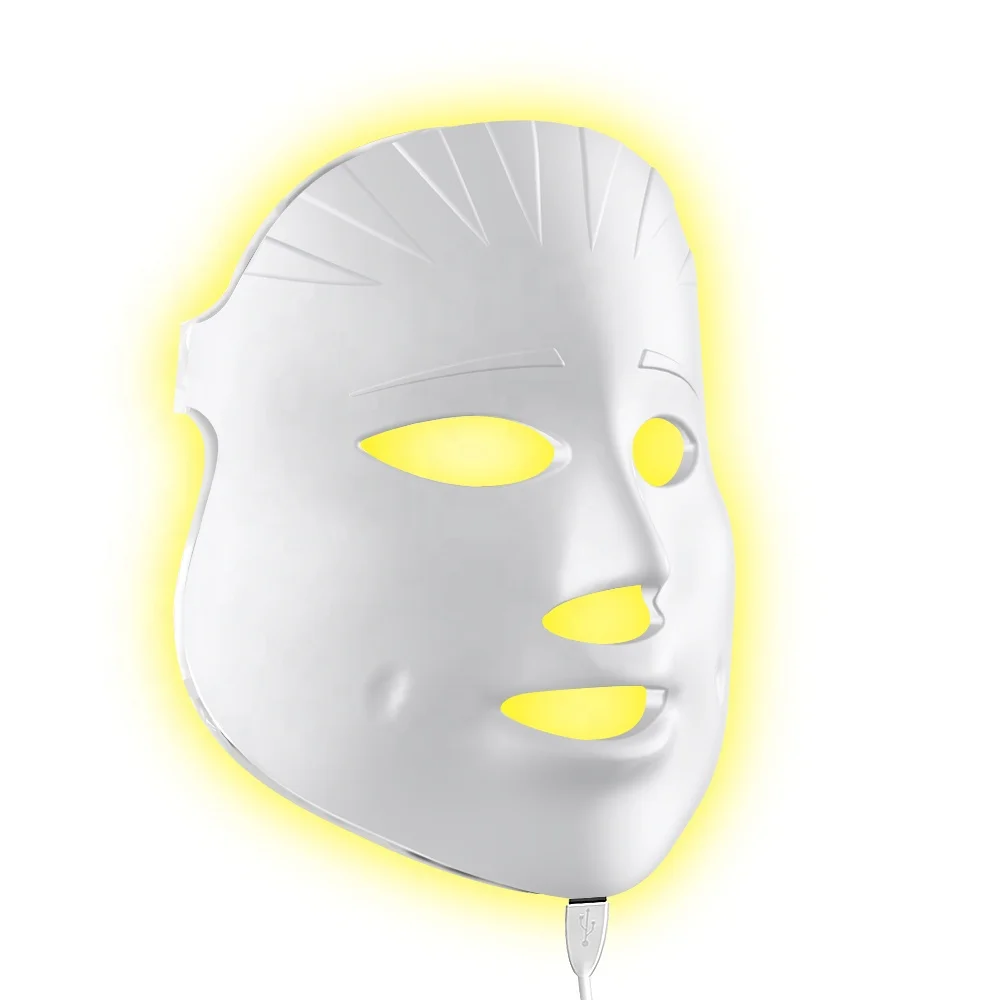 

Skin Whitening Beauty LED Face Mask Instrument 7 Colors LED Bio Light Photon Therapy Face Mask For Skin Rejuvenation Skin Firm