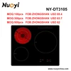 New Design Factory Promotion 3 Burners Built- in Electric Induction & Ceramic Cooker