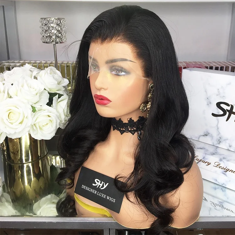 

Human Wigs 100 Human Hair Short Wavy Lace Front Wig With With Baby Hair African American Wigs