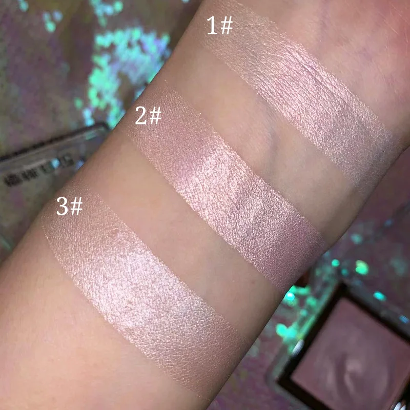 
Wholesale Cosmetics Makeup Face Single Private Label 3 color single High Pigment quality Face Makeup Highlighter 