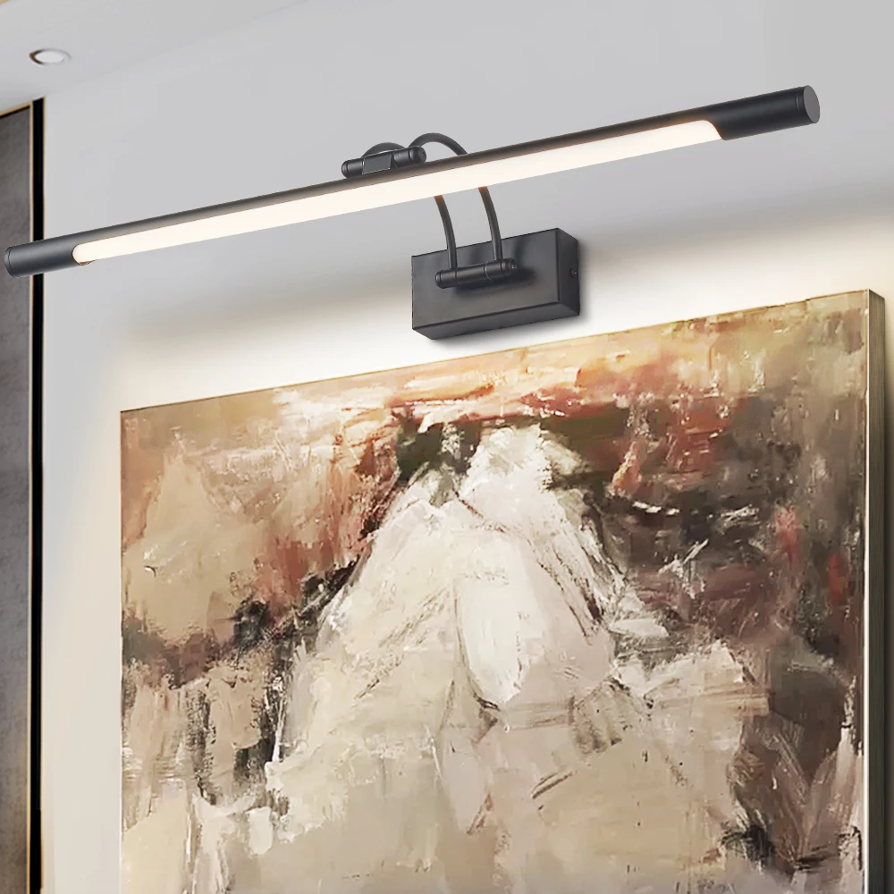 Art gallery Adjust Picture lamp Iron Art Painting Indoor Bathroom Wall Light IP44 Bathroom Mirror lamp LED  Picture Light