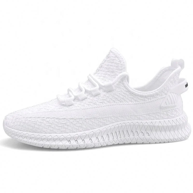 

New Product Knittde Upper Mens Sneakers Comfortable Sport Running Style 3D Printing Pattern Casual Shoes Custom Logo Men