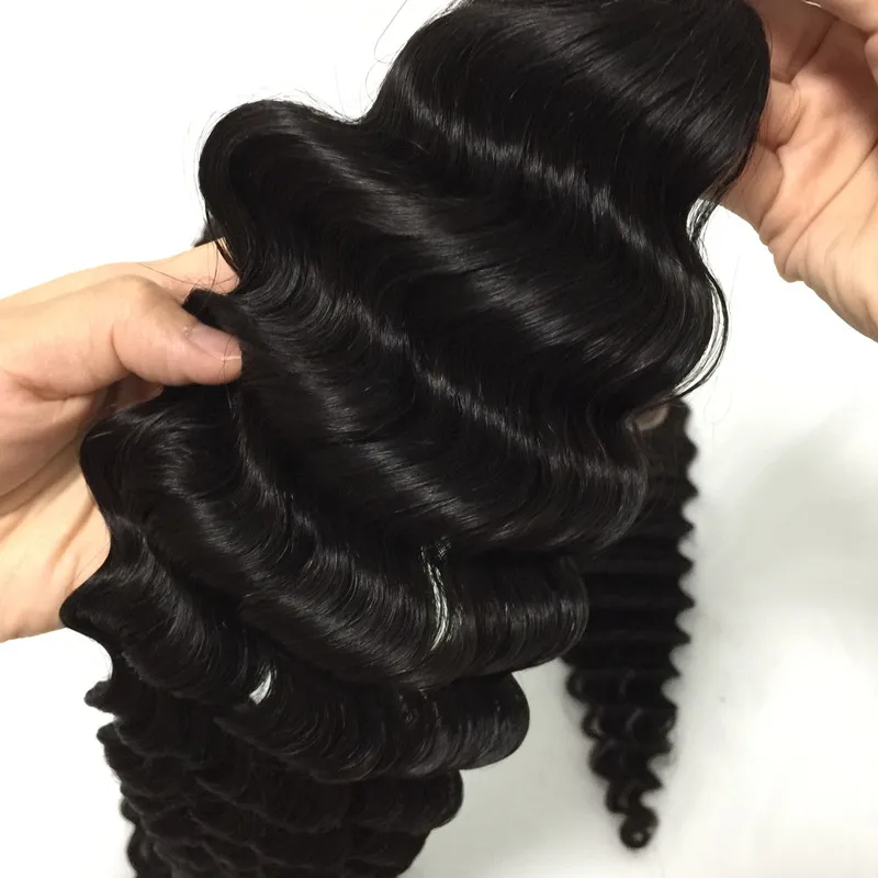 

Wholesale Manufacturer Price Single Donor cuticle aligned hair vendors deep wave