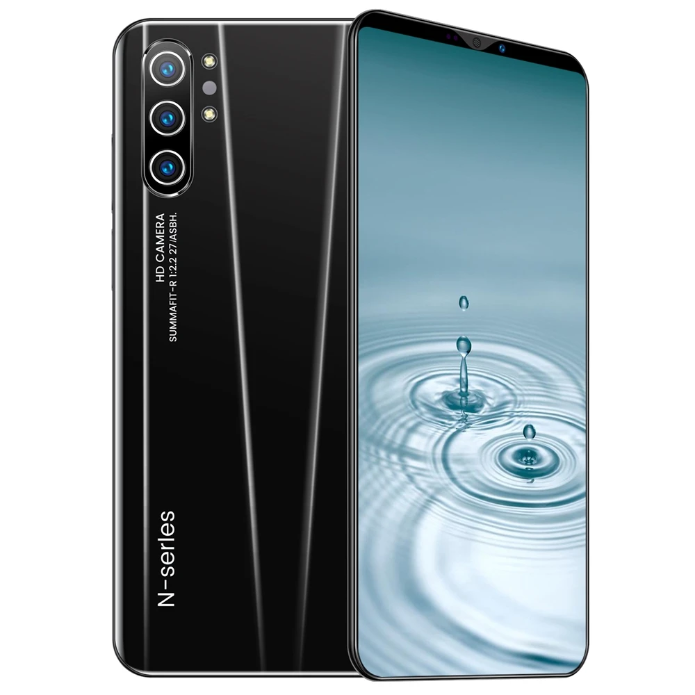 

In Stock HOT SELLING Note10+ 4GB+64GB 8MP+16MP 4800mAh Smartphones Phones Cheap Unlocked Android 9.1 Cell Phone Smart Dual 4g, Green/black/purple