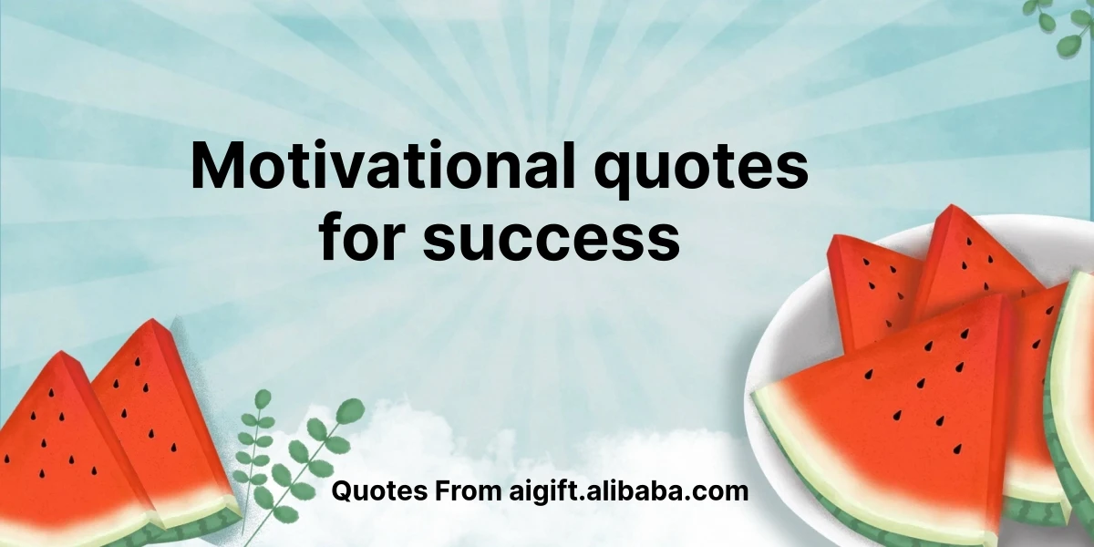 motivational quotes for success