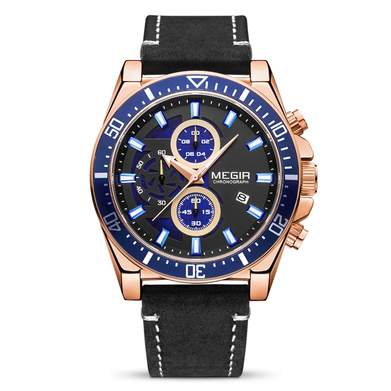 

Original Megir Watch High quality Mens Wrist Watch Custom Logo Watch OEM