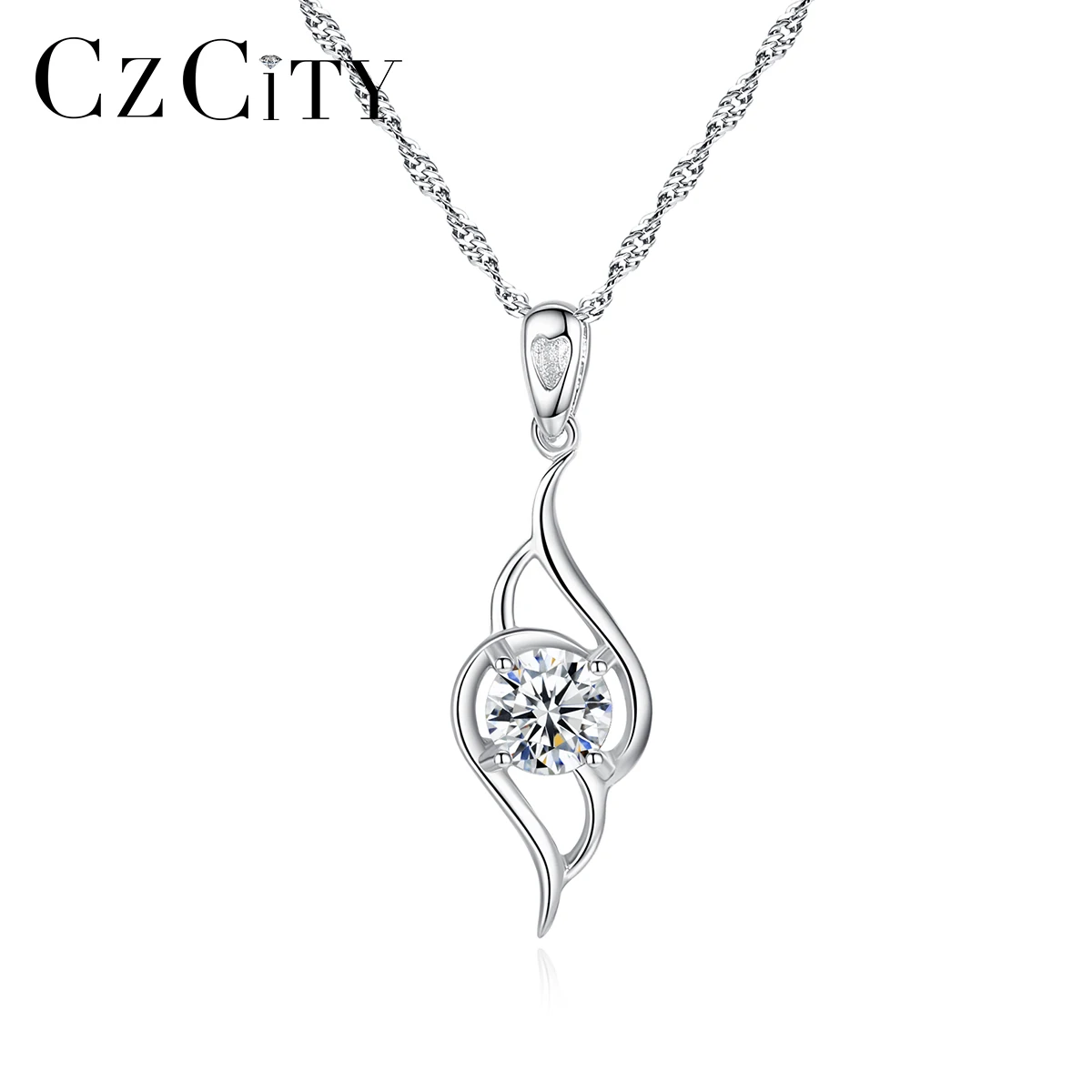 

CZCITY Evileye Necklaces Chain Necklace 925 Sterling Silver Charm Evil Eyes Choker