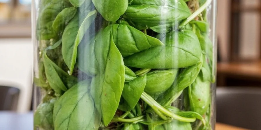 Correct air drying setup for basil bundles